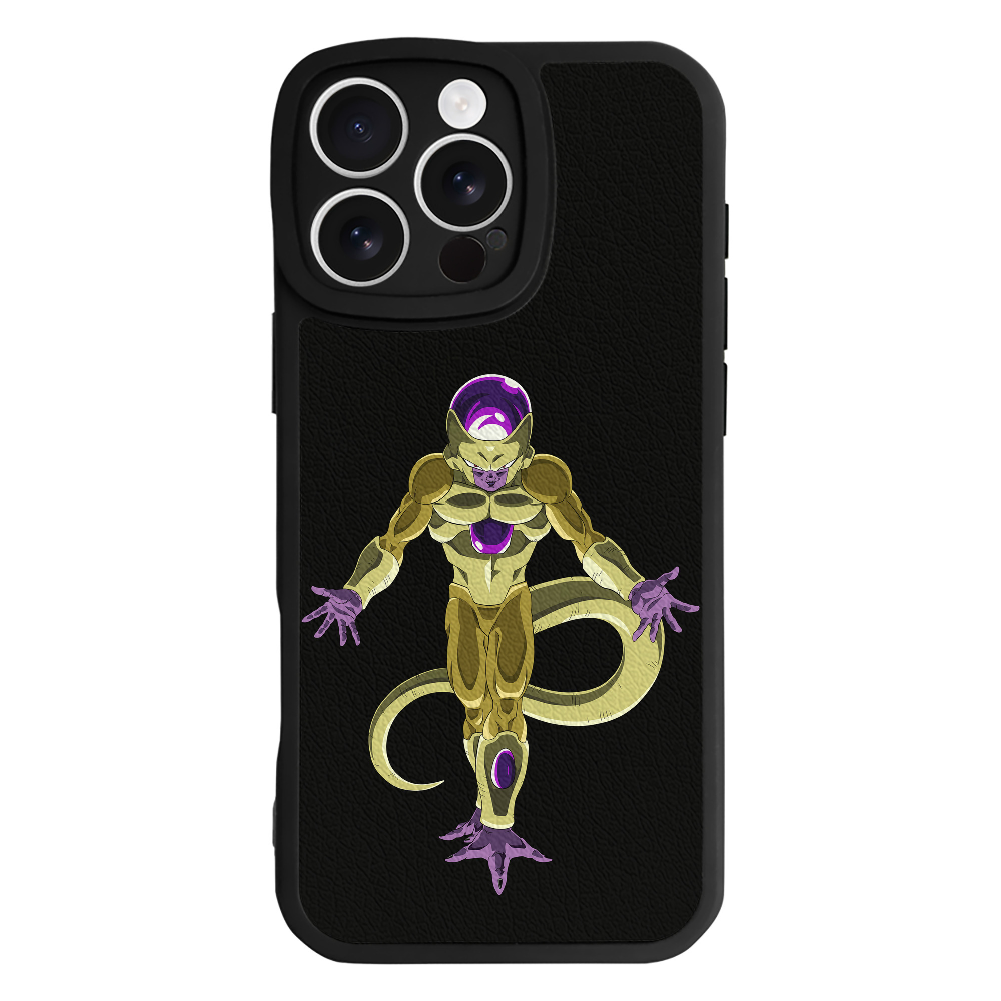（画像用） ドラゴンボール フリーザ DRAGON BALL Frieza 【iPhone 16シリーズ対応】シリコンスマホケース（レザー調） 材質：シリコン